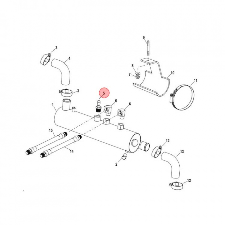 Connector Mässing (70834)