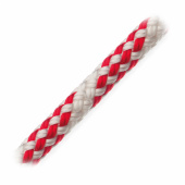 Sirius 300 Vit/Röd 10 mm (Metervara) Sirius 300 Vit/Röd 10 mm (Metervara)