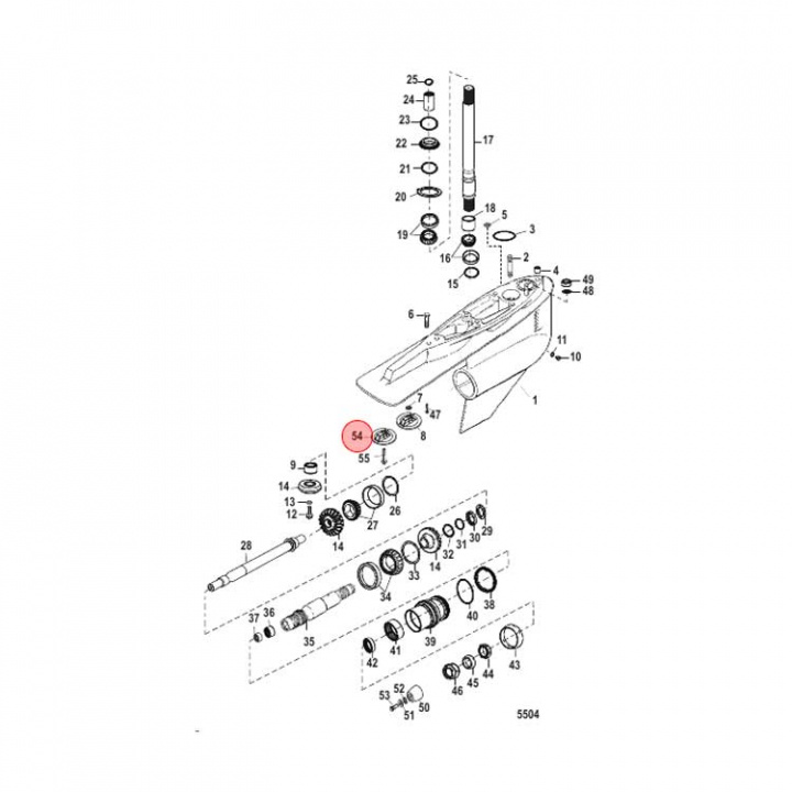 Aluminiumanod Mercruiser Bravo (762144)