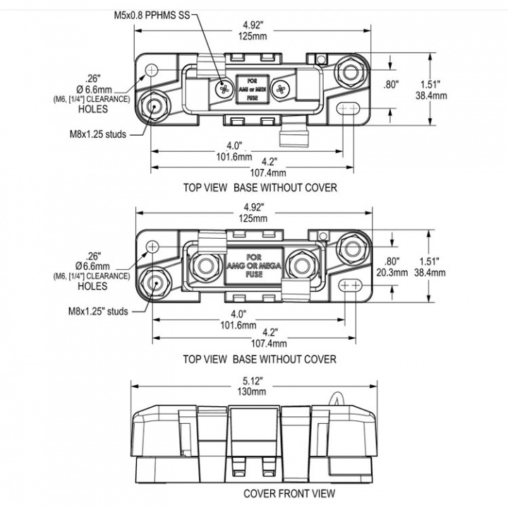 Säkringshållare AMI/MIDI