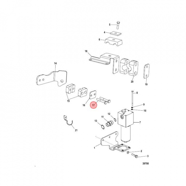 Skruv Mercury/Mercruiser (78038)