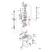 Impellerhus Undre Mercury/Mariner 8-9.9 hk (803750A01) Impellerhus Undre Mercury/Mariner 8-9.9 hk (803750A01)
