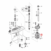 Impellerhusplatta Mercury/Mariner 25-30 hk (803753002) Impellerhusplatta Mercury/Mariner 25-30 hk (803753002)