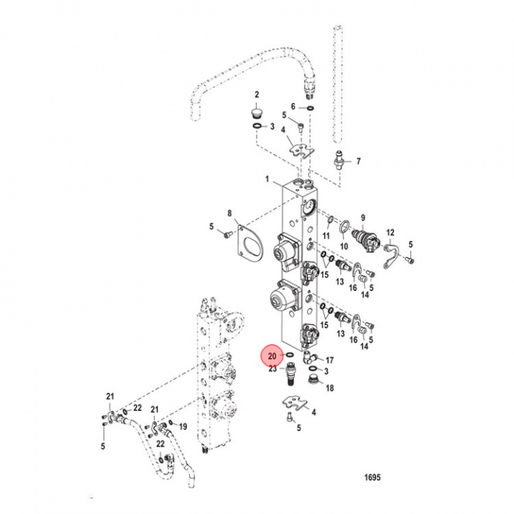 O-Ring Mercury 75-250 hk (804536)