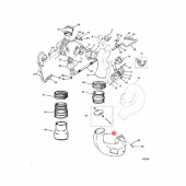 Avgasknä Mercruiser (805013T1) Avgasknä Mercruiser (805013T1)