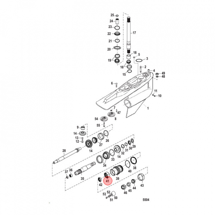 Rullager Mercruiser (805079T)
