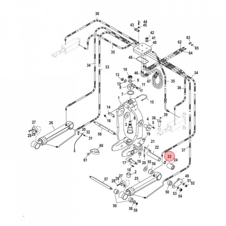Låsring Mercruiser Bravo (805272)