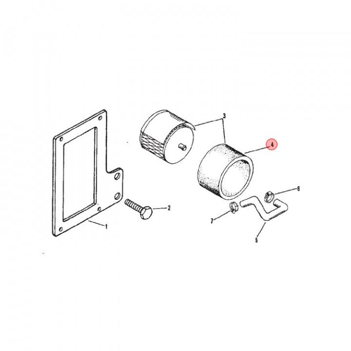 Luftfilterinsats Mercruiser Diesel (805311)