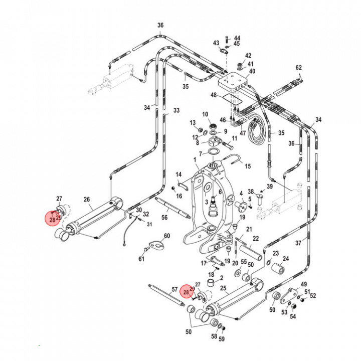 Skruv Mercruiser Bravo (806290)