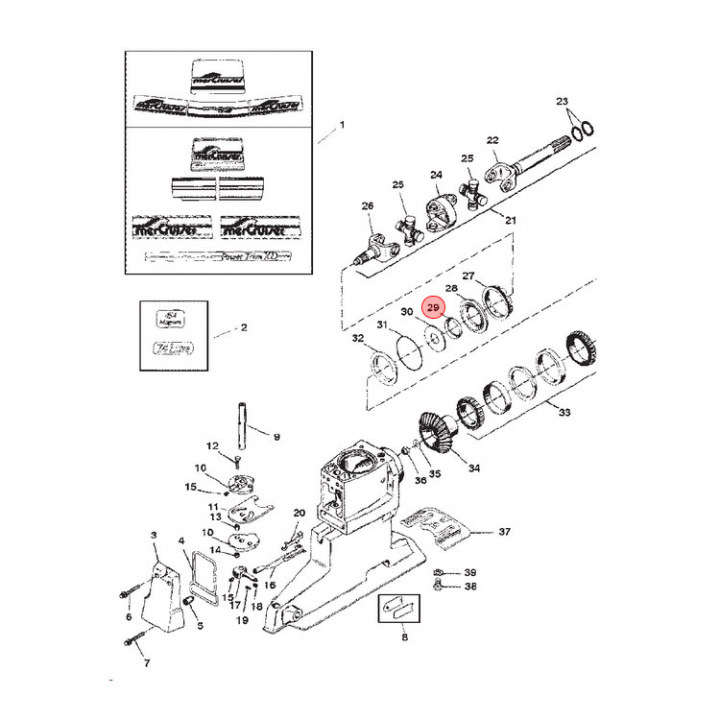 Packbox Mercruiser Bravo (807006)