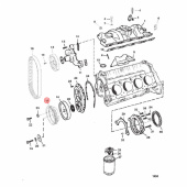 Remskiva Vevaxel Mercruiser (807730T) Remskiva Vevaxel Mercruiser (807730T)