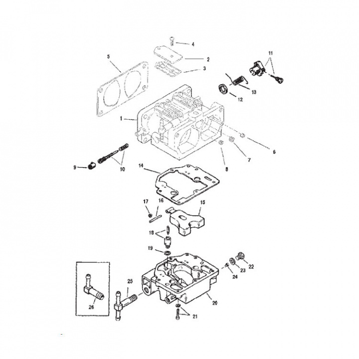 Packningsats Förgasare Mercury (8107493)