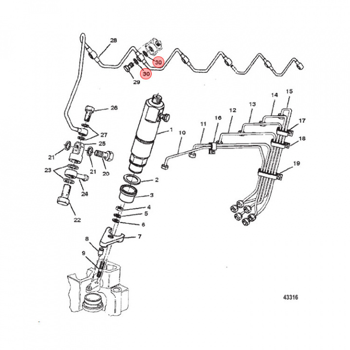 Bricka Mercruiser (811411)