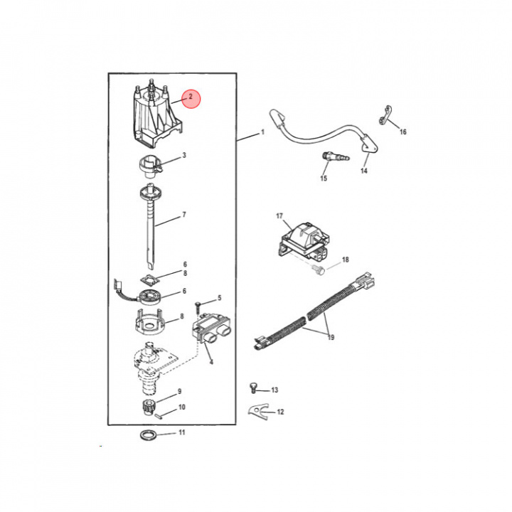 Fördelarlock Mercruiser (811635T3)
