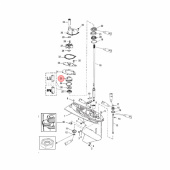 Botten Impellerhus Mercury 30-60 hk (812966A7) Botten Impellerhus Mercury 30-60 hk (812966A7)