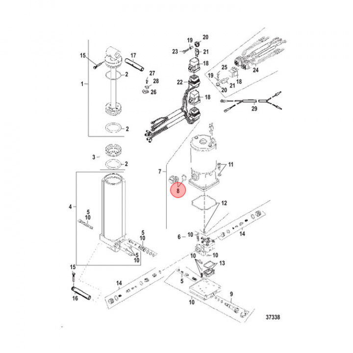 Plugg Mercury 30-125 hk (8134351)