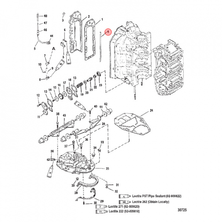 Packning Mercury (814754)