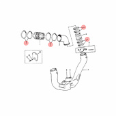 Klämma Mercruiser L4/V6/V8 (815504372) Klämma Mercruiser L4/V6/V8 (815504372)