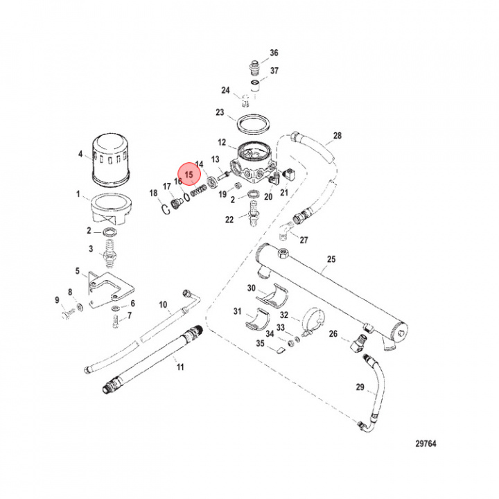 Fjäder Mercruiser (816162)