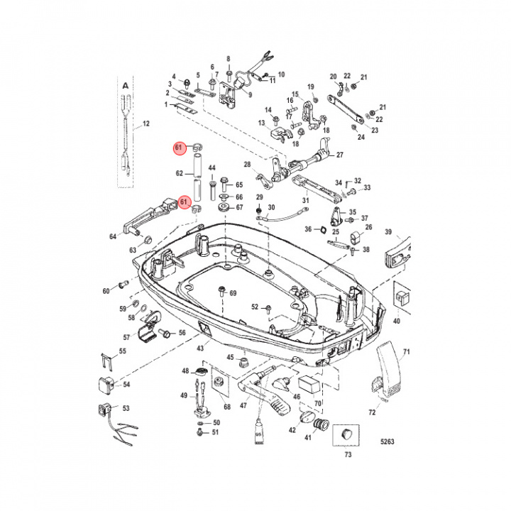 Buntband Mercury/Mercruiser (816311T)