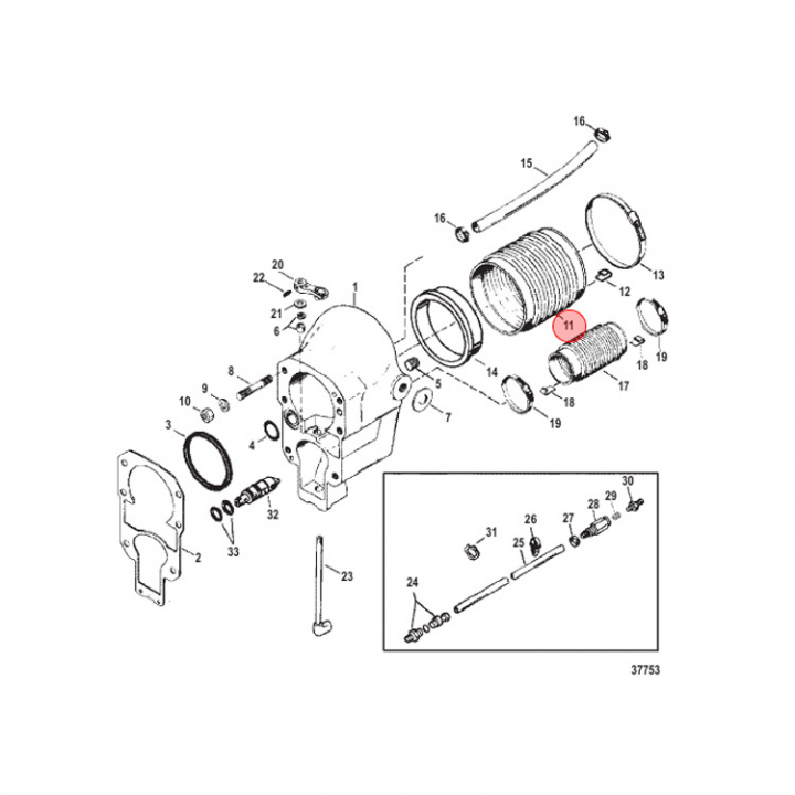 Knutbälg Alpha One Gen II (816431A1)