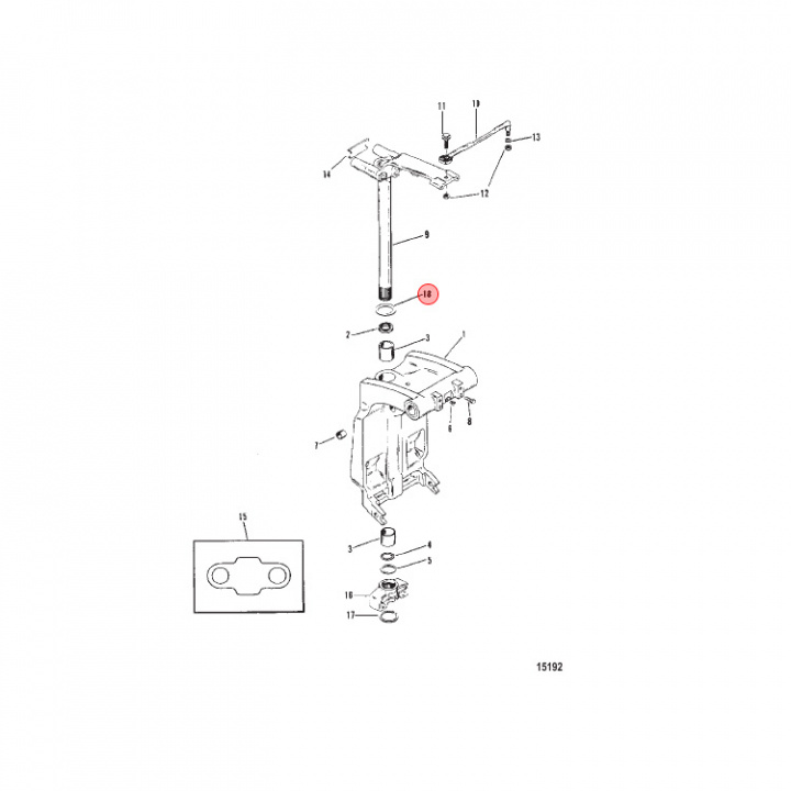 Bricka Mercury 75-400 hk (816432)