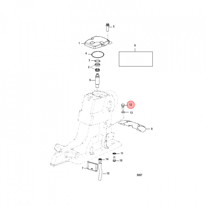 Bult Mercruiser (816601)