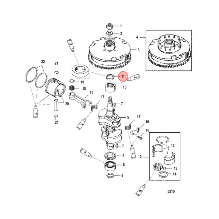 Packbox Mercury 30-60 hk (8173971)