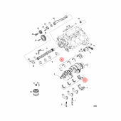 Ramlagersats Mercruiser (818465) Ramlagersats Mercruiser (818465)