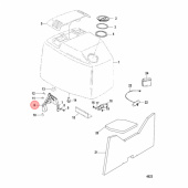 Cover Latch Bracket Mercury Kåpa (819813T1) Cover Latch Bracket Mercury Kåpa (819813T1)