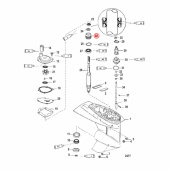 Lagerhållare Mercury 11-60 hk (821307A2) Lagerhållare Mercury 11-60 hk (821307A2)