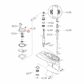 Impellerhus Mercury 11-60 hk (821351A3) Impellerhus Mercury 11-60 hk (821351A3)