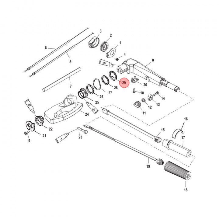 Bricka Mercury 2-25 hk (822146)