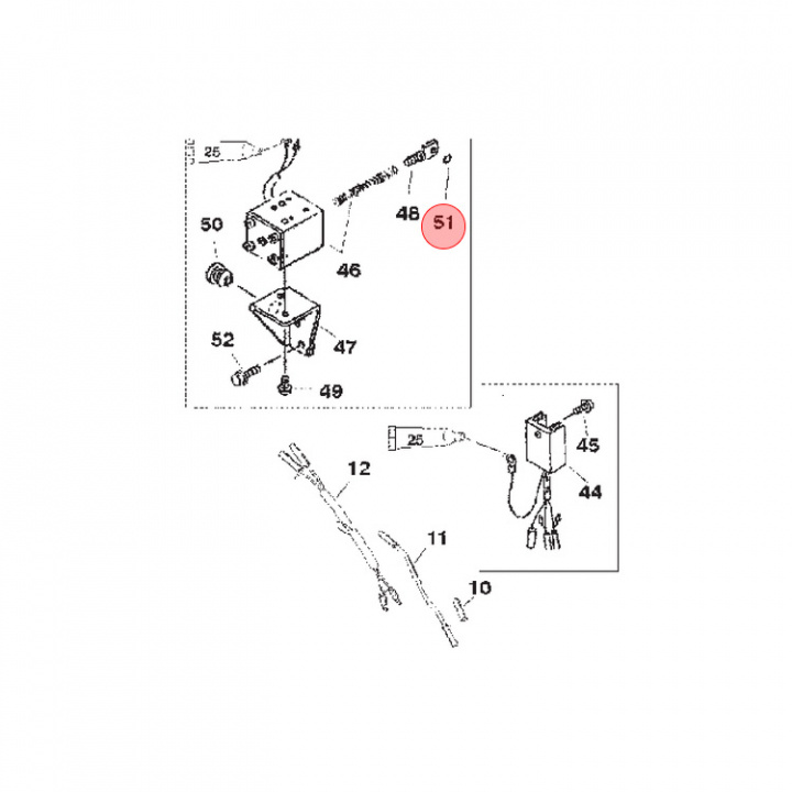 O-Ring Mercury 2-25 hk (82258M)