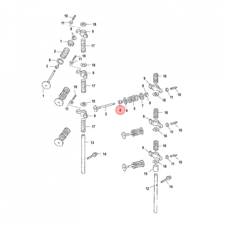 Ventiltätning Grön Mercury 2-40 hk 2-pack (822647002)