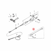 Stop Switch Lanyard Mercury 2-10 hk (823037A04) Stop Switch Lanyard Mercury 2-10 hk (823037A04)