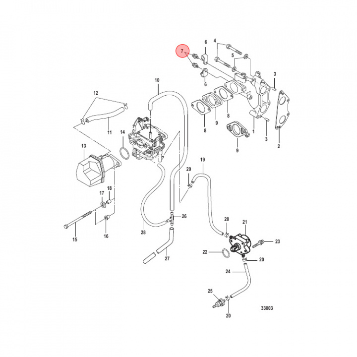 Bult Mercury/Mariner 2-40 hk (8230427)