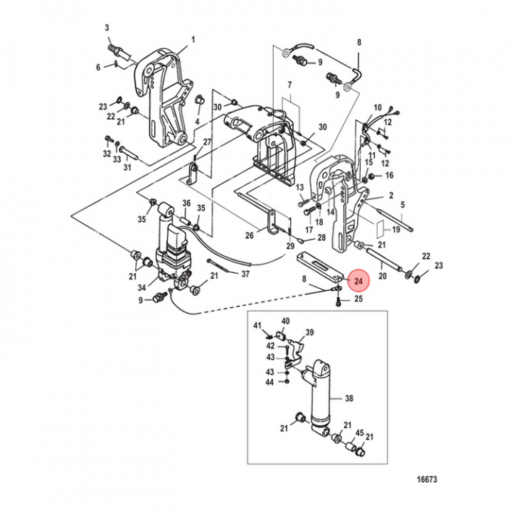 Anod Aluminium Mercury/Mariner 11-40 hk (823912002)