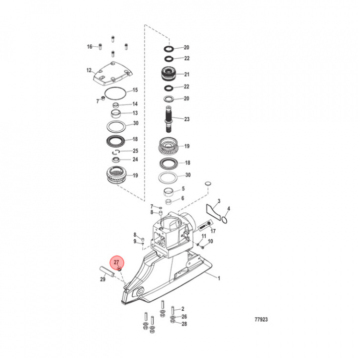 Plugg Mercury/Mariner/Mercruiser (824928001)