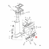Lagerhållare Mercury/Mariner 2-10 hk (825118T) Lagerhållare Mercury/Mariner 2-10 hk (825118T)