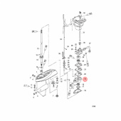 Impellerhus Botten Mercury/Mariner 2-10 hk (826053T) Impellerhus Botten Mercury/Mariner 2-10 hk (826053T)