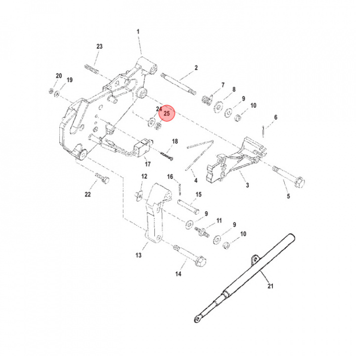 Mutter Mercury/Mercruiser 5-pack (826709109)