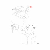 Lock Toppkåpa Mercury/Mariner 75-125 hk (828716A2) Lock Toppkåpa Mercury/Mariner 75-125 hk (828716A2)
