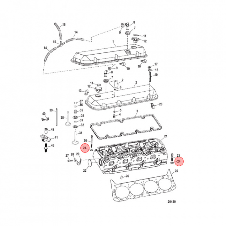 Bricka Mercruiser (841990)