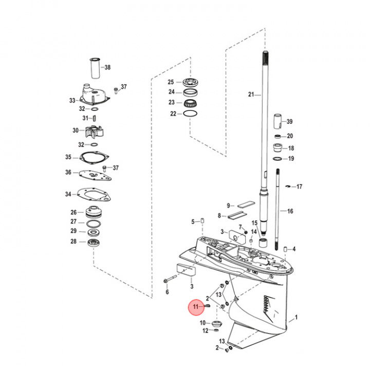 Cam/Follower Kit Mercury 30-60 hk (842071A01)