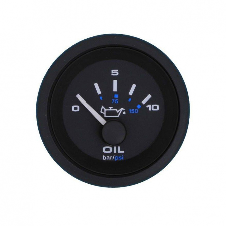 Tryckmätare Olja 10bar Fogfree
