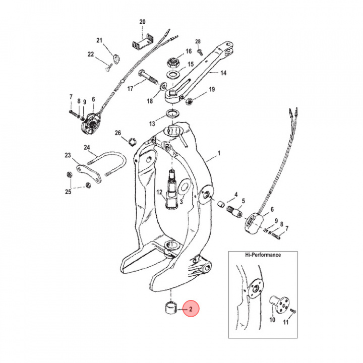 Bussning Mercruiser (847638)