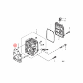 Topplockspackning Mercury 8-9.9 hk (8M0229928) Topplockspackning Mercury 8-9.9 hk (8M0229928)
