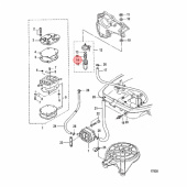 O-Ring Mercury 9.8-40 hk (851815006) O-Ring Mercury 9.8-40 hk (851815006)