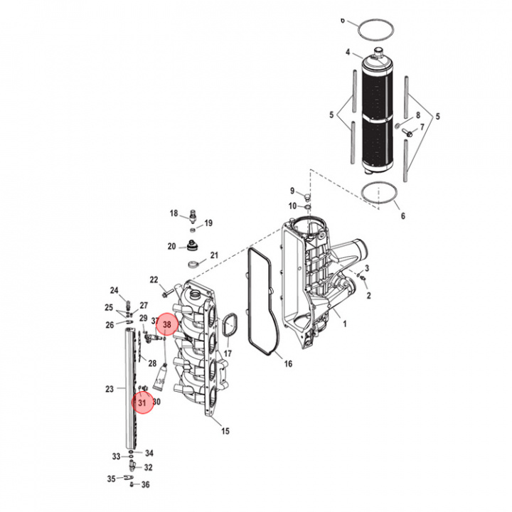 O-Ring Mercury/Mercruiser (851889)